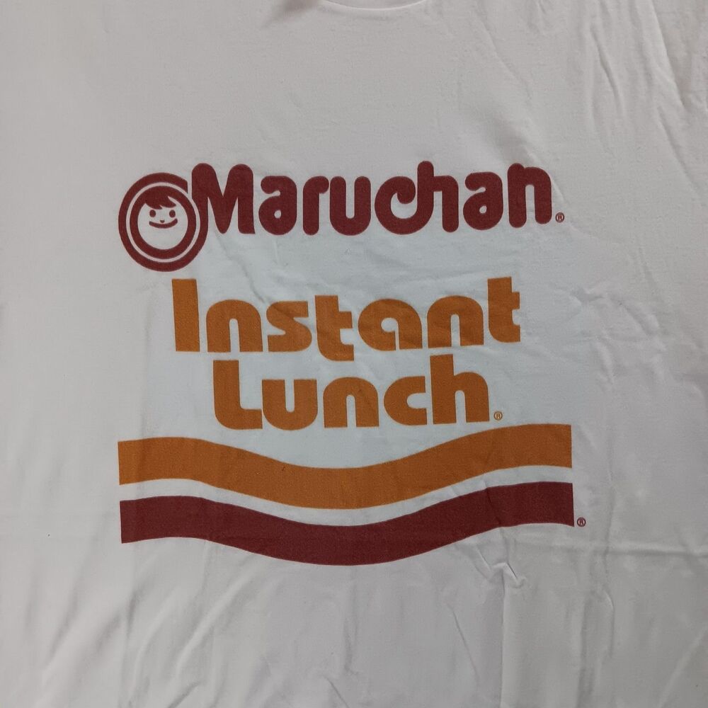 Zuni Maruchan Instant Lunch Graphic T Shirt Unisex Large Ramen Noodles Novelty